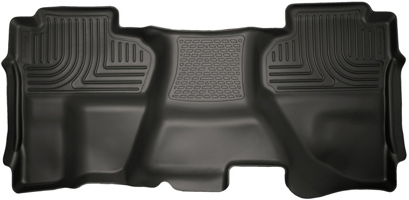 Husky Liners 14 Chevrolet Silverado/14 GMC Sierra 1500 Weatherbeater Revestimiento de piso para segundo asiento negro