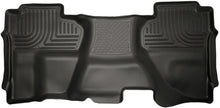 Cargar imagen en el visor de la galería, Husky Liners 14 Chevrolet Silverado/14 GMC Sierra 1500 Weatherbeater Revestimiento de piso para segundo asiento negro