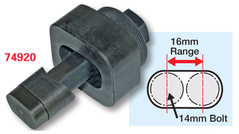Herramienta perforadora de ranuras de 14x16 mm SPC Performance