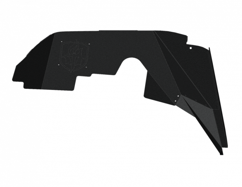 Road Armor 18-20 Jeep Wrangler JL Stealth Front Fender Liner Body Armor - Acero negro