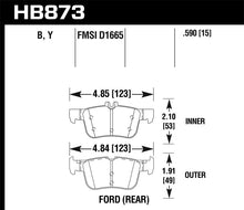 Cargar imagen en el visor de la galería, Hawk 17-19 Lincoln MKC 2.0L / 2.3L Street Rear Brake Pads