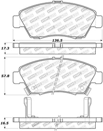 StopTech Performance 02-06 Acura RSX Type S / 93-95 Civic Coupe / 04-05 Civic Si / 93-97 Civic Del