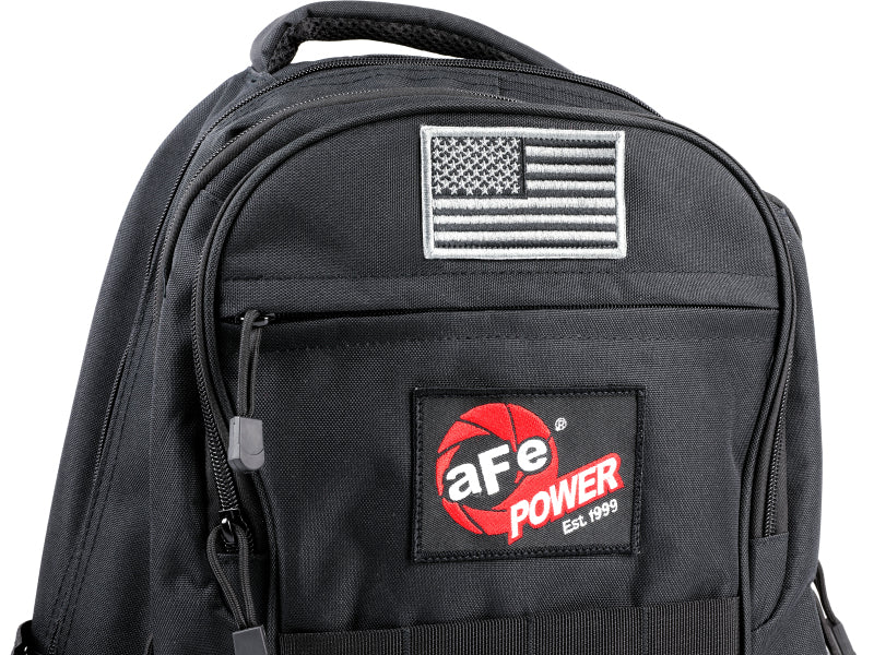 Mochila táctica ligera aFe Power con puerto de carga USB - Negro
