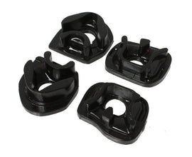 Suspensión energética 02-04 Acura RSX (incluye tipo S) / 02-04 Honda Civic Si Insertos de montaje de motor negro