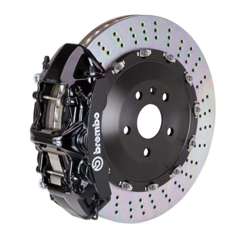 Brembo 18+ RS5 Front GT BBK 6 pistones fundidos 405x34 2 piezas rotor perforado-negro