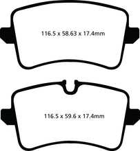 Cargar imagen en el visor de la galería, Pastillas de freno traseras EBC 11 Audi A6 2.0 Turbo Yellowstuff