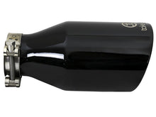 Cargar imagen en el visor de la galería, aFe Takeda 409 SS Clamp-On Exhaust Tip 2.5in. Inlet / 4.5in. Outlet / 9in. L - Black