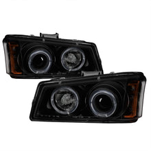 Cargar imagen en el visor de la galería, Spyder Chevy Silverado 1500/2500/3500 03-06 Projector Headlights PRO-YD-CS03-AM-BSM