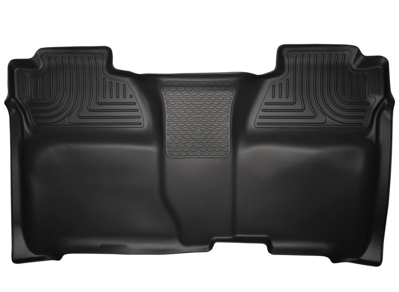 Husky Liners 14 Chevrolet Silverado 1500/GMC Sierra 1500 WeatherBeater Revestimientos negros para el piso del segundo asiento