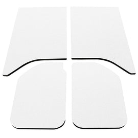 DEI 11-18 Jeep Wrangler JK 2 puertas Boom Mat Headliner - 4 piezas - Blanco
