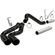 Cargar imagen en el visor de la galería, MagnaFlow 07-17 Dodge Ram 2500/3500 6.7L DPF-Back Black 4in Dual Single Passenger Side Rear Exit