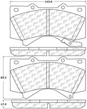 Cargar imagen en el visor de la galería, StopTech 2008 Lexus LX570 Front Truck &amp; SUV Brake Pad