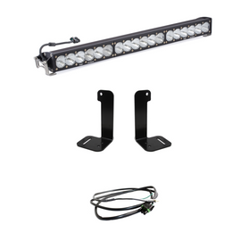 Baja Designs 2018+ Jeep Wrangler JL/JT OnX6+ Kit de barra de luces LED para parachoques de 30 pulgadas con Upfitter
