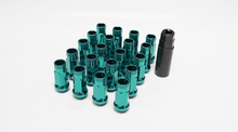 Load image into Gallery viewer, Wheel Mate 12x1.50 48mm Muteki SR48 Green Blue Open End Lug Nuts