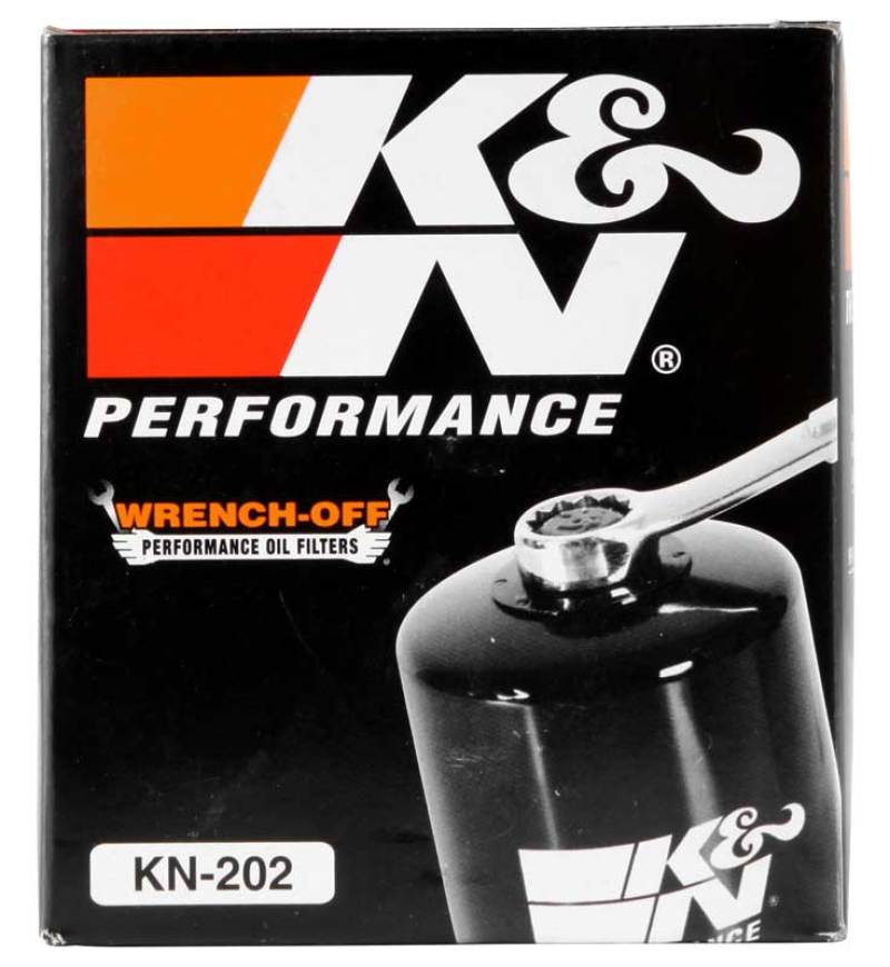 Filtro de aceite K&amp;N Honda/Kawasaki de 3,25 pulgadas de diámetro exterior x 3,719 pulgadas de alto