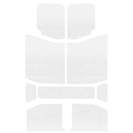 DEI 18-23 Jeep Wrangler JL 4 puertas Boom Mat Headliner - 9 piezas - Blanco
