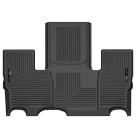 Husky Liners 2022 Jeep Grand Wagoneer WeatherBeater 2do asiento Revestimientos de piso negros