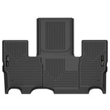 Husky Liners 2022 Jeep Grand Wagoneer WeatherBeater 2do asiento Revestimientos de piso negros