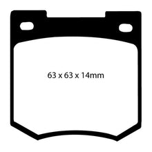 Cargar imagen en el visor de la galería, Pastillas de freno delanteras EBC 67-68 Sunbeam Tiger 4.7 Redstuff