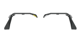 Road Armor 18-20 Jeep Wrangler JL Stealth guardabarros delantero con interruptor LED DRL - Tex Blk