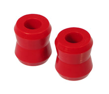 Cargar imagen en el visor de la galería, Prothane Universal Shock Bushings - Large Hourglass - 11/16 ID - Red