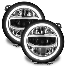 Load image into Gallery viewer, Oracle Jeep Wrangler JL/Gladiator JT RGB+W Headlight DRL Upgrade Kit - ColorSHIFT 2 SEE WARRANTY