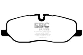 EBC 05-10 Land Rover LR3 4.4 Pastillas de freno delanteras extra resistentes