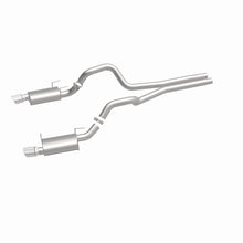 Cargar imagen en el visor de la galería, MagnaFlow 13 Ford Mustang Dual Split Rear Exit Stainless Cat Back Performance Exhaust (Street)