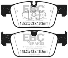 Cargar imagen en el visor de la galería, EBC 2017+ Volvo S90 2.0L Turbo Redstuff Pastillas de freno delanteras
