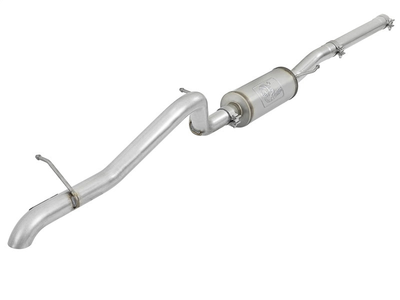 aFe Scorpion Escape Cat-Back de acero aluminizado de 2-1/2 pulgadas 07-18 Jeep Wrangler (JK) V6 3.6L/3.8L (2/4dr)