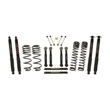 Cargar imagen en el visor de la galería, Skyjacker 97-02 Jeep TJ 4in D-Rate Long Travel Kit w/ Adj. FR/RR Lower Flex Links/Black Max Shocks