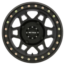 Cargar imagen en el visor de la galería, Method MR405 UTV Beadlock 15x7 / 4+3/13mm Offset / 4x156 / 132mm CB Matte Black Wheel