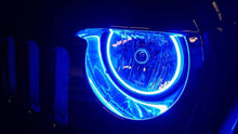 Cargar imagen en el visor de la galería, Oracle Jeep Wrangler JK 07-17 LED Waterproof Halo Kit - ColorSHIFT SEE WARRANTY