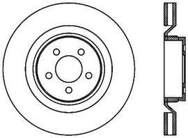 StopTech SportStop 06-09 Chrysler SRT-8 Front Right Drilled & Slotted Rotor