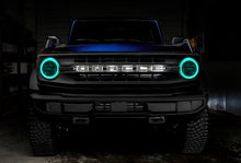 Cargar imagen en el visor de la galería, Oracle 2021 Ford Bronco Base Headlight LED Halo Kit - ColorSHIFT - w/ 2.0 Controller SEE WARRANTY