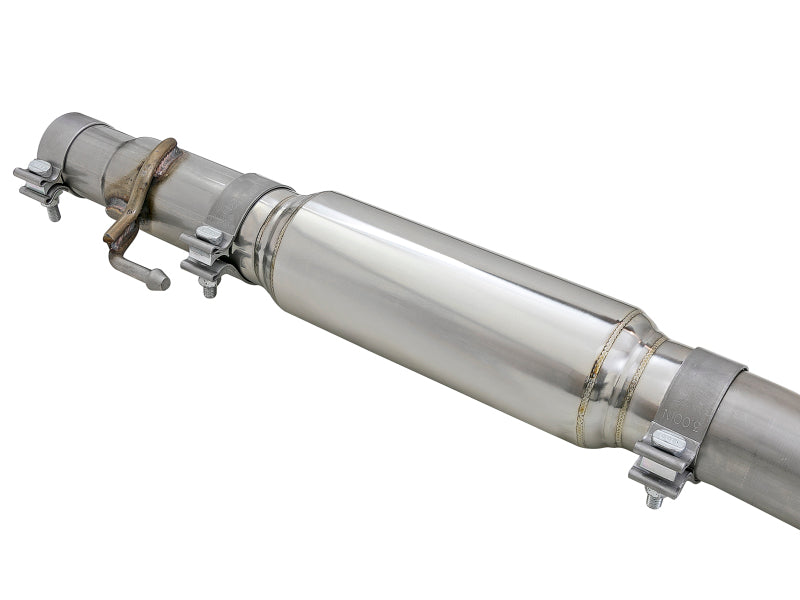 aFe Takeda Sistema de escape Cat-Back de 3-2.5 pulgadas 304 SS con puntas negras 2018 Hyundai Elantra GT Sport I4-1.6L (t)