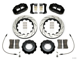 Wilwood Narrow Superlite Black 6R Front Kit 14in Drilled Rotor w/ Lines 05-15 Toyota Tacoma