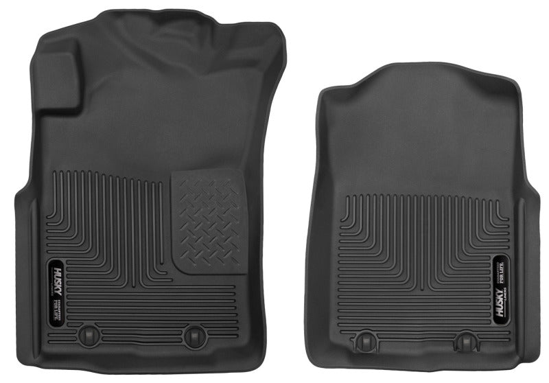 Husky Liners 05-11 Toyota Tacoma Pickup (Crew/Ext/Std Cab) X-Act Contour negro revestimiento de piso delantero