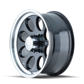 ION Type 171 18x9 / 8x170 BP / 0mm Offset / 130.8mm Hub Black/Machined Wheel