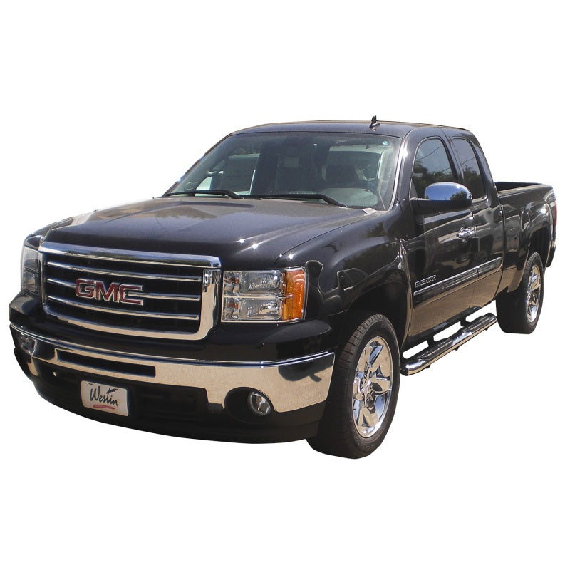Westin 2014-2018 Chevrolet/GMC Silverado Sierra 1500 Dbl Cab PRO TRAXX 5 barras de paso Nerf ovaladas - SS