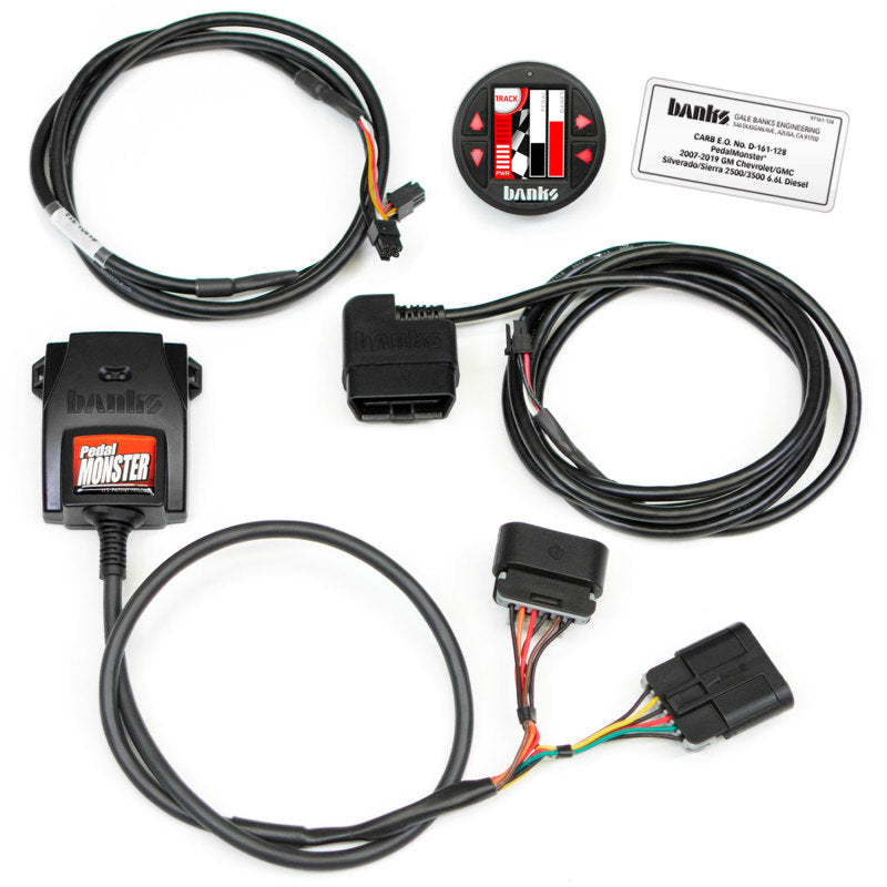 Pedal de potencia Banks Monster acelerador sensibilidad Booster con iDash SuperGauge - 07.5-19 GM 2500/3500