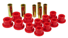 Cargar imagen en el visor de la galería, Prothane 99-04 Ford F250 SD 4wd Rear Leaf Spring Bushings - Red