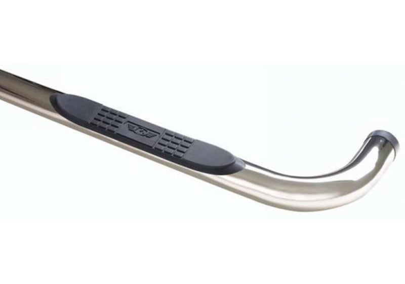 Rampage 1987-1995 Jeep Wrangler(YJ) Barra Nerf redonda de 3 pulgadas - Pulida