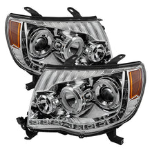 Cargar imagen en el visor de la galería, Xtune Toyota Tacoma 05-11 Halo Projector Headlights Chrome PRO-JH-TT05-LED-C
