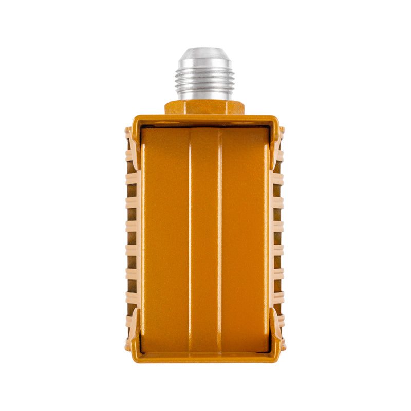 Enfriador de aceite Mishimoto Universal -8AN de 10 filas - Dorado