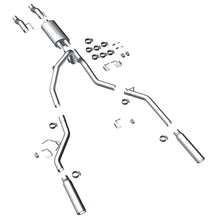 Cargar imagen en el visor de la galería, MagnaFlow 11 Ford F-150 3.7L/5.0L/6.2L SS Catback Exhaust Dual Split Rear Exit w/ 3.5in SS Tips