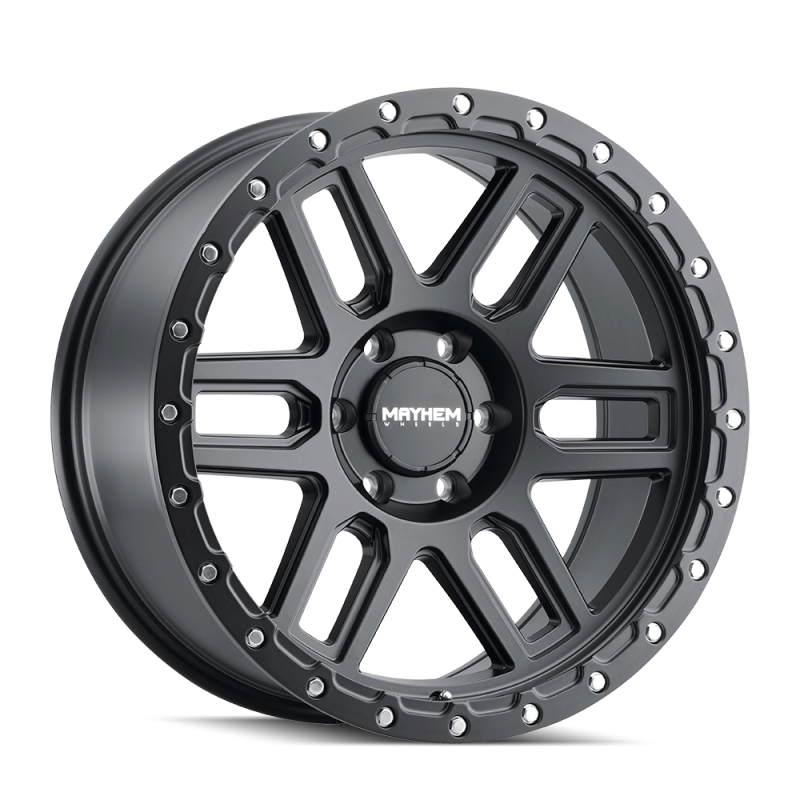 Mayhem 8304 Delta 17x9 / 5x127 BP / -12mm Offset / 78.1mm Hub Rueda negra mate