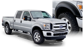 Bushwacker 11-16 Ford F-350 Super Duty Styleside Extend-A-Fender estilo bengalas 4 piezas - negro