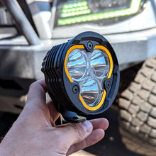 Cargar imagen en el visor de la galería, KC HiLiTES Round Universal Shrouds for Flex Era 3 Lights (Pair)