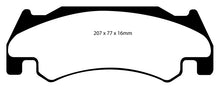 Cargar imagen en el visor de la galería, EBC 05-06 Dodge Ram SRT-10 8.3 Greenstuff Front Brake Pads